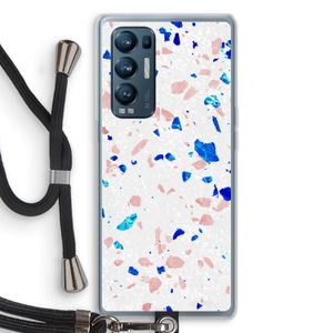 Terrazzo N°6: Oppo Find X3 Neo Transparant Hoesje met koord