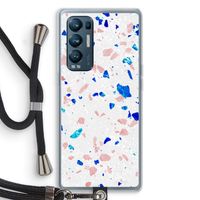 Terrazzo N°6: Oppo Find X3 Neo Transparant Hoesje met koord