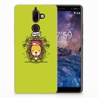 Nokia 7 Plus Telefoonhoesje met Naam Doggy Biscuit