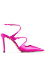 Jimmy Choo escarpins Azia en satin 95 mm - Rose - thumbnail