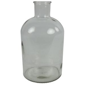 Countryfield Vaas - helder/transparant - glas - Apotheker fles vorm - D17 x H31 cm