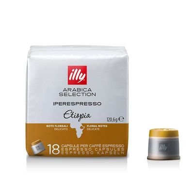 Illy iperespresso capsules monoarabica ethiopia(18st)