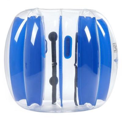 VEVOR Opblaasbare Bumperbal (1 stuk) 1,2 m, duurzame 0,5 mm dikke PVC Bubble Knocker Collision Ball voor buitensporten, teamspellen, speelgoed voor in de tuin en park (blauwe strepen)