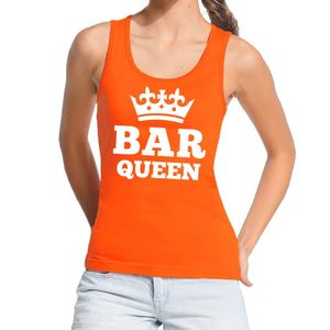 Oranje Bar Queen tanktop / mouwloos shirt dames