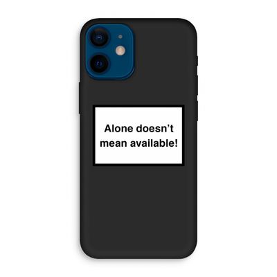 Alone: iPhone 12 mini Biologisch afbreekbaar hoesje