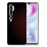 Xiaomi Mi Note 10 Pro | TPU bumper | Geruit Rood