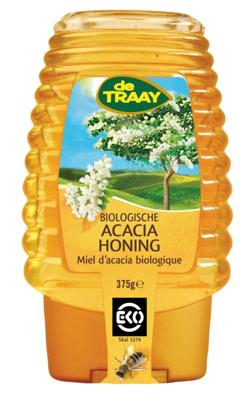Traay Acaciahoning knijpfles bio