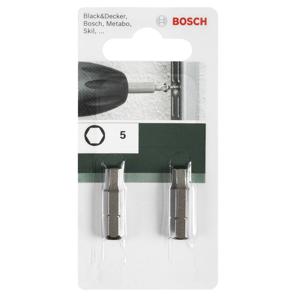 Bosch Accessories Inbus-bit 4 mm C 6.3 2 stuk(s)