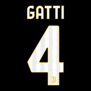 Gatti 4 (Officiële Juventus Bedrukking 2023-2024)