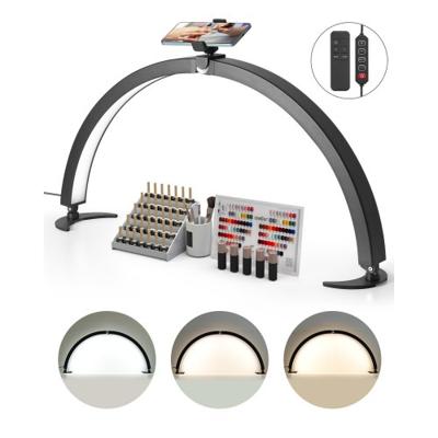 VEVOR Half Moon Nail Tafellamp Bureaulamp LED-lamp 40W Verstelbaar