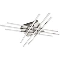 LED Plafondlamp Glomin 45W - Natuurlijk Wit 4000K - Mat Chroom