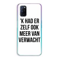 Meer verwacht: Oppo A72 Transparant Hoesje - thumbnail