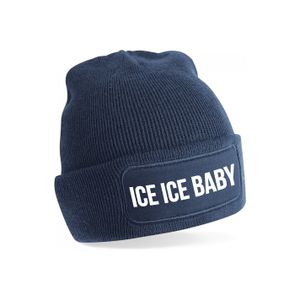 Ice ice baby muts unisex one size - navy