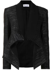 Maticevski blazer à détail drapé - Noir