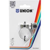 Marwi Union zadelpenklem met snelspanner 28.6 zilver