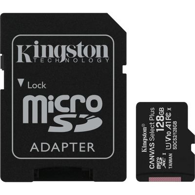 Kingston Canvas Select Plus microSD Card 128 GB geheugenkaart