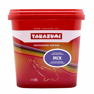 Takazumi Mix Koivoer 1000g - Professioneel Voer voor Kleurrijke & Gezonde Koi Groei