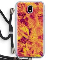 Eternal Fire: Samsung Galaxy J5 (2017) Transparant Hoesje met koord