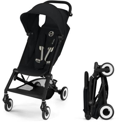 CYBEX Agis Ultra-Compacte Kinderwagen - 5 tot 22 kg (6 maanden - 4 jaar) - Lichtgewicht Kinderwagen 6,3 kg - Vliegtuigcompatibel - Magic Black