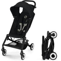 CYBEX Agis Ultra-Compacte Kinderwagen - 5 tot 22 kg (6 maanden - 4 jaar) - Lichtgewicht Kinderwagen 6,3 kg - Vliegtuigcompatibel - Magic Black
