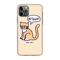 Miauw: Volledig geprint iPhone 11 Pro Hoesje