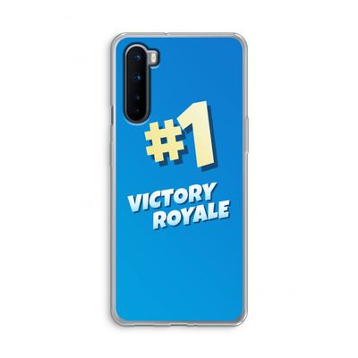 Victory Royale: OnePlus Nord Transparant Hoesje