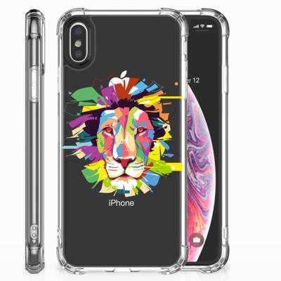 Apple iPhone X | Xs Stevig | Bumper Hoesje | Lion Color