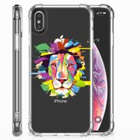 Apple iPhone X | Xs Stevig | Bumper Hoesje | Lion Color