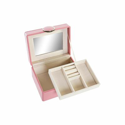 Juwelenkistje DKD Home Decor Roze Hout MDF 23 x 17 x 10 cm