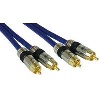 InLine 89701P audio kabel 1 m 2 x RCA Blauw - thumbnail