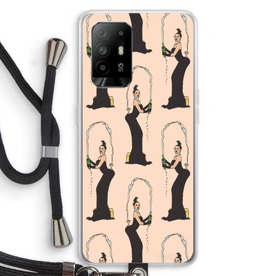 Pop Some Kim: Oppo A95 5G Transparant Hoesje met koord
