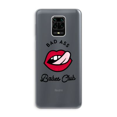Badass Babes Club: Xiaomi Redmi Note 9 Pro Transparant Hoesje