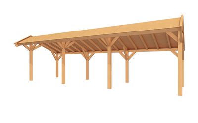 YARD Outdoor SUBLIME Kapschuur - 900x250 cm Douglashout- Kapschuurdak- - YARD Outdoor
