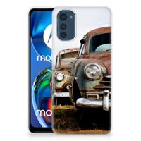 Motorola Moto E32/E32s | Siliconen hoesje | met foto Vintage Auto