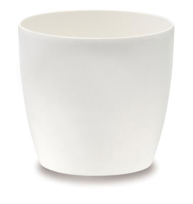 Bloempot Brussels diamond rond 18 cm wit - Elho