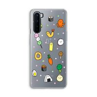 Happy bento friends: OnePlus Nord Transparant Hoesje
