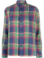 Polo Ralph Lauren Polo Pony-embroidered plaid-check shirt - Bleu - thumbnail