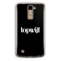 Topwijf Zwart: LG K10 (2016) Transparant Hoesje