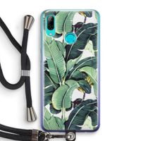 Bananenbladeren: Huawei P Smart (2019) Transparant Hoesje met koord