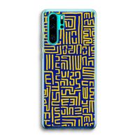 Majorelle Blue Print: Huawei P30 Pro Transparant Hoesje