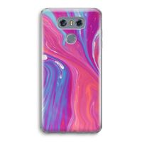Paarse stroom: LG G6 Transparant Hoesje