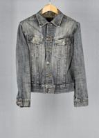 G-Star Gray vintage denim jacket in size M for Unisex