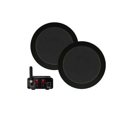 Aquasound Bluetooth Audio bluetooth audiosysteem - (50 watt / bt4.0 / auto-aux) - twist speakerset (zwart) - 230v/12v bmn50easy-tz