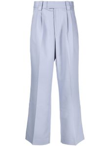 Viktor & Rolf pantalon ample à détails plissés - Gris