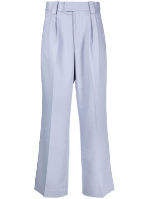 Viktor & Rolf pantalon ample à détails plissés - Gris