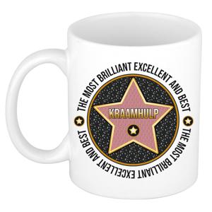 Cadeau koffie/thee mok voor kraamhulp - collega mok - walk of fame - keramiek - 300 ml