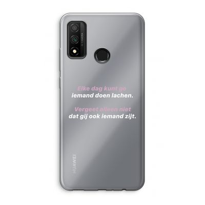 gij zijt ook iemand: Huawei P Smart (2020) Transparant Hoesje
