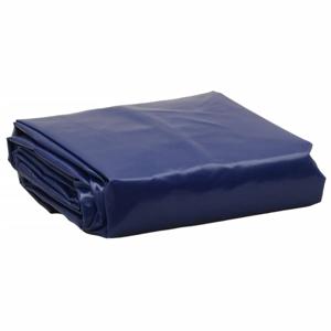 vidaXL Dekzeil 650 g/m² 5x6 m blauw