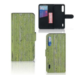 Xiaomi Mi A3 Book Style Case Green Wood