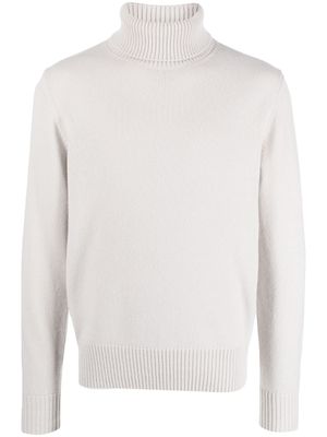 Herno pull en laine à col roulé - Tons neutres